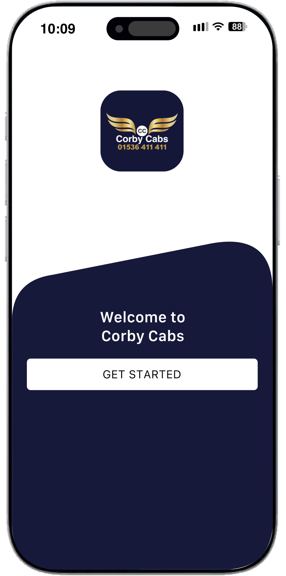 Corby Cabs app example